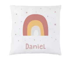 Tutete Cojín Personalizado Arcoíris Rosa