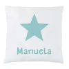 Tutete Cojín Personalizado Estrella Menta^ Cojines Infantiles
