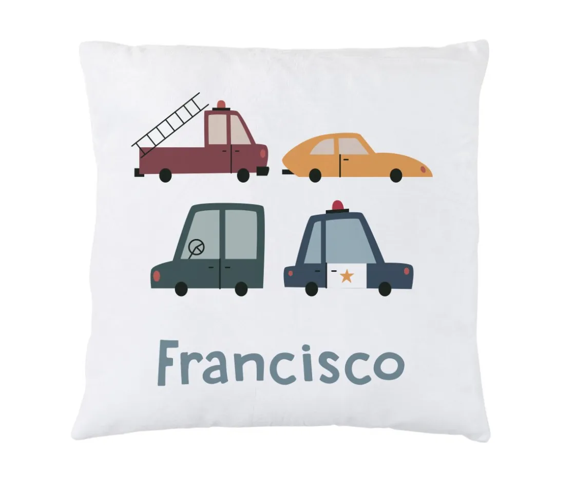 Tutete Cojín Personalizado Vintage Cars