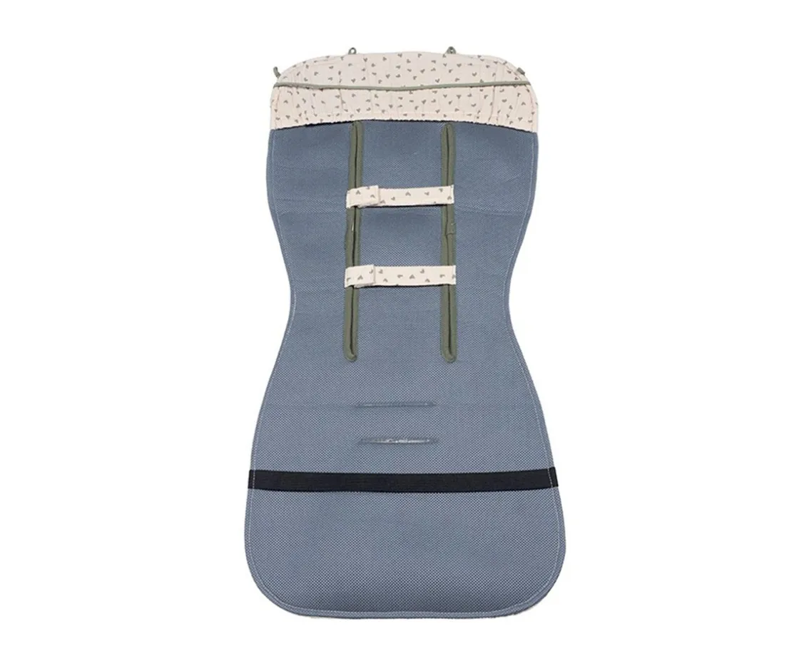 Walking Mum Colchoneta Silla de Paseo Corazones Poppy Moss^Niños Accesorios Carrito Bebé