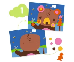 Niños Djeco Collage El Ratón y sus Amigos