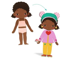 Niños Djeco Collage Vestidos de Suavidad