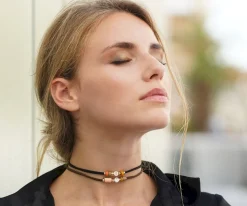 Emolo Collar-Pulsera Dué Azul Marino