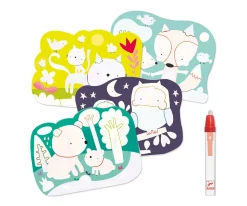 Niños Djeco Colorea Mágico Escondido en el Bosque