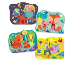 Niños Djeco Colorea Mágico Escondido en el Bosque