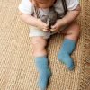 GoBabyGo Combo Box Calcetines Suela Antideslizante Algodón Dark Grey Melagne, Dusty Blue, Navy Blue^ Gateo