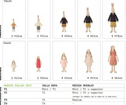 Maileg Conejito Talla 2 Marrón Chocolate con Traje de Ballet y Falda Crema^Niños Peluches