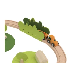 Classic world Conjunto de Trenes de Madera Naturaleza^Niños Juguetes Niños 3 Años
