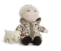 Niños Smallstuff Conjunto Sudadera, Pantalón y Zapatos para Muñeca con Perrito