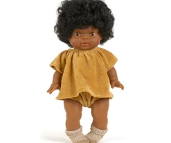 Minikane Conjunto Top y Braguita Terciopelo Camel para Muñeco Gordis^Niños Accesorios Para Muñecas