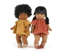 Minikane Conjunto Top y Braguita Terciopelo Camel para Muñeco Gordis^Niños Accesorios Para Muñecas