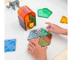 Niños Magna-Tiles Construcción Animales del Safari 25pcs