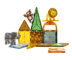 Niños Magna-Tiles Construcción Animales del Safari 25pcs