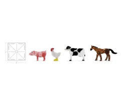 Niños Magna-Tiles Construcción Farm Animals 25pcs