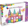 Niños Magna-Tiles Construcción Castle DLX + microMAGS