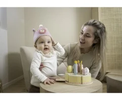 Niños Little Dutch Corona Cumplaños con Números Rosa