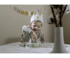 Niños Little Dutch Corona Cumplaños con Números Azul