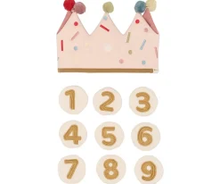 Niños Fabelab Corona de Cumpleaños Rose Mix