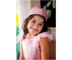 Great Pretenders Corona Lentejuelas Rosa^Niños Disfraces Para Niños
