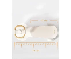 Bravold Correpasillos Patín Long Rider con Luz,Música y Ruedas Silenciosas Moca^Niños Patinetes