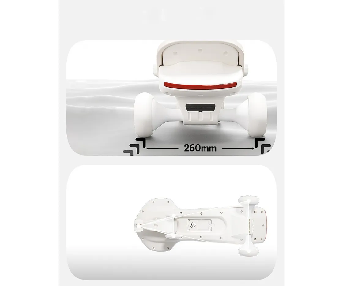 Bravold Correpasillos Patín Long Rider con Luz,Música y Ruedas Silenciosas Moca^Niños Patinetes