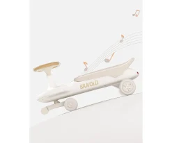 Bravold Correpasillos Patín Long Rider con Luz,Música y Ruedas Silenciosas^Niños Patinetes