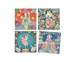 Niños Djeco Cuadros Purpurina Día de Ensueño