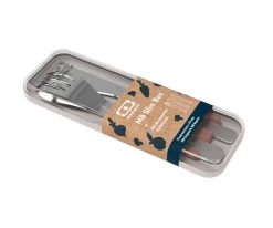 Monbento Cubiertos Acero Inoxidable Rose Moka