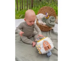 Little Dutch Cubo Blandito de Actividades Little Farm^Niños Juguetes Para Recién Nacidos