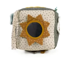 Niños Walking Mum Cubo Blandito de Actividades Sonajero Poppy Musgo