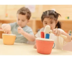 Niños Plan Toys Cubo Martillo Formas Montessori