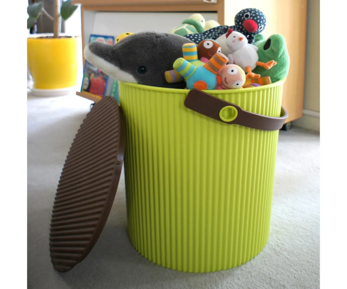 Omnioffre Cubo Multiusos Omnioutil XL Peach 20L^Niños Organizadores De Juguetes