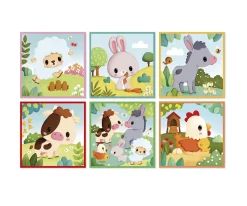 Niños Janod Cubos Animales de la Granja