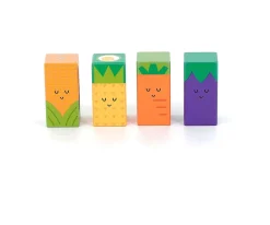 Niños Vilac Cubos Sonoros de Madera Frutas y Verduras