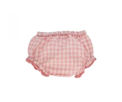 Tutete Textil Culotte Vichy Rosa para Muñeco^Niños Accesorios Para Muñecas