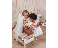 Así Cuna con Dosel para Muñecas Teresa^Niños Accesorios Para Muñecas