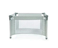 Niños Pasito a Pasito Cuna de Viaje Tom Vichy Verde para Muñecas