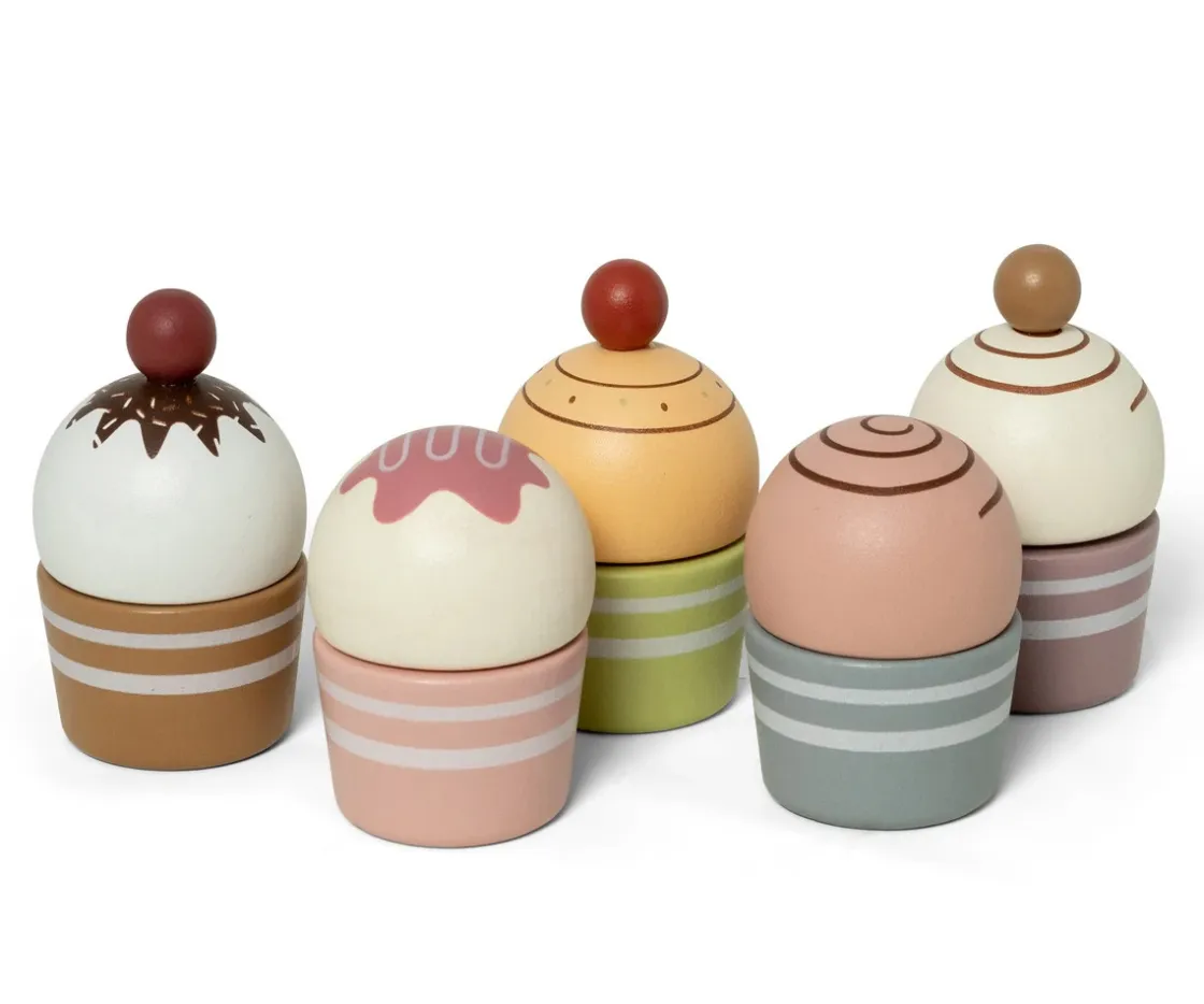 Niños mamamemo Cupcakes en Soporte para Tarta