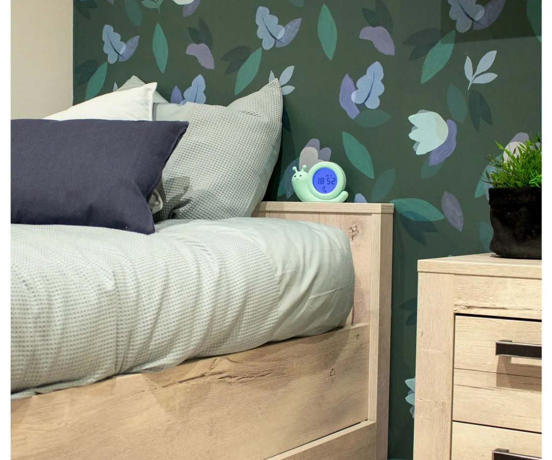 Alecto Despertador Digital Simon Día y Noche Mint Green^Niños Accesorios Para Bebé Y Niños