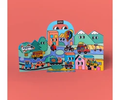 Omy Desplegable de Pegatinas Reutilizables Montessori ¡Vroom Vroom!^Niños Manualidades Para Niños