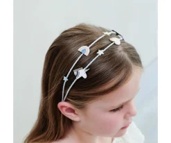 Mimi & Lula Diadema Doble Celeste Unicorn Alice^ Accesorios De Pelo