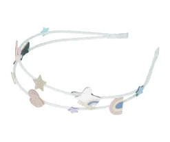 Mimi & Lula Diadema Doble Celeste Unicorn Alice^ Accesorios De Pelo