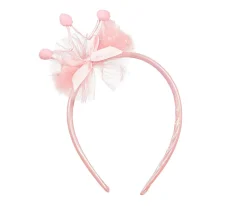 Souza Diadema Infantil Laurana con Corona y Pompones Rosa Claro^ Accesorios De Pelo