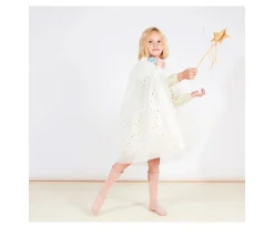 Meri Meri Disfraz Capa con Cuello de Pompones y Varita 3-6años^Niños Disfraces Para Niños