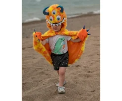 Great Pretenders Disfraz Capa Giggle The Monster Orange/Yellow, T. 4-6años^Niños Disfraces Para Niños