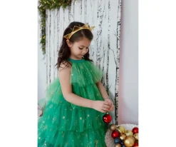 Great Pretenders Disfraz Árbol de Navidad con Diadema Verde^Niños Disfraces Para Niños