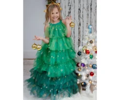Great Pretenders Disfraz Árbol de Navidad con Diadema Verde^Niños Disfraces Para Niños