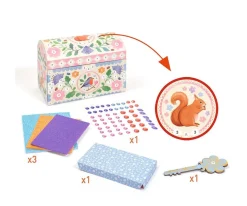 Niños Djeco DIY Cofre del Tesoro Pink