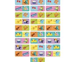 Niños Janod Dominó Instrumenos Musicales