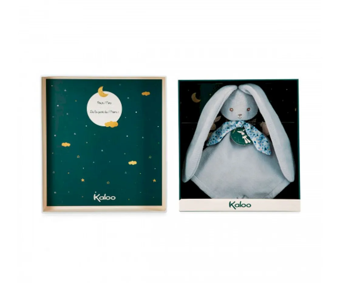 Niños kaloo DouDou Conejito Azul Personalizable